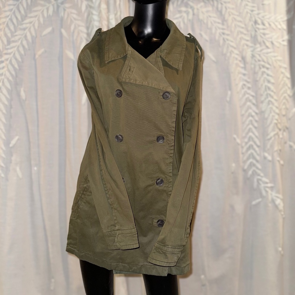 Treasure & Bond Olive Utility Jacket - Size L